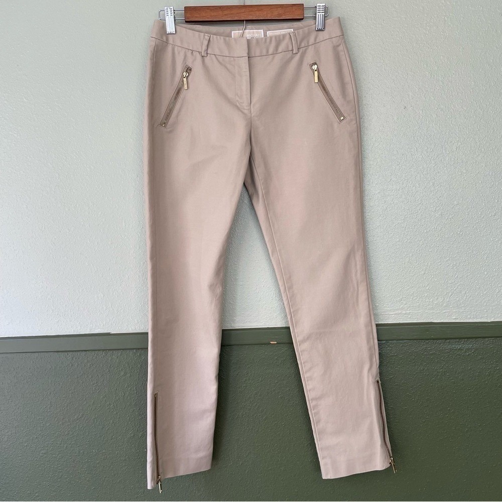 Michael Michael Kors‎ Tan Wellesley Ankle Fit Trousers Size 2